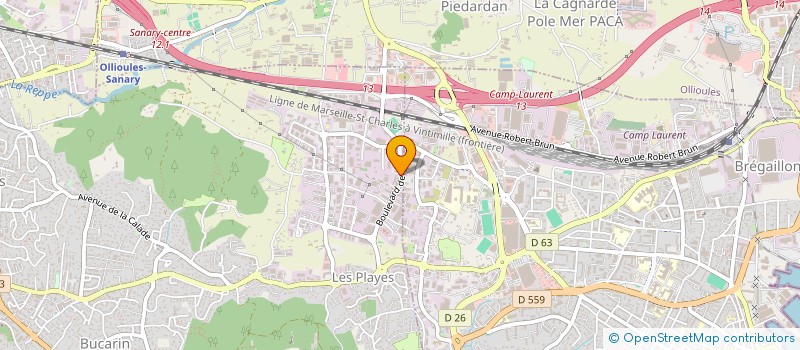 localisation de l'entreprise DECO MODELS' à SIX-FOURS-LES-PLAGES