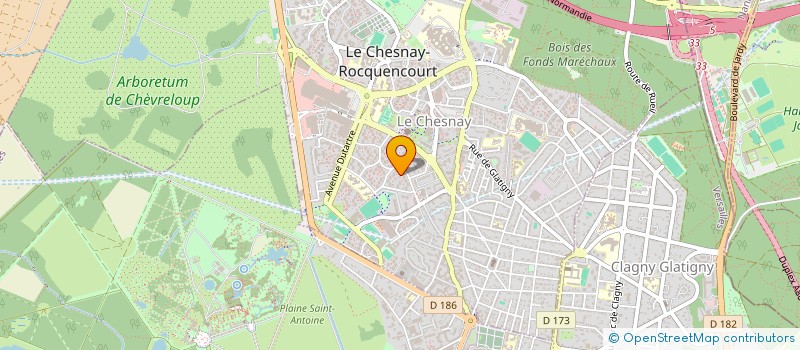 localisation de l'entreprise DECO MODERNE à LE CHESNAY-ROCQUENCOURT