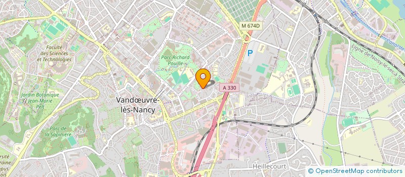 localisation de l'entreprise DECO MURS  VANDUVRE-LES-NANCY