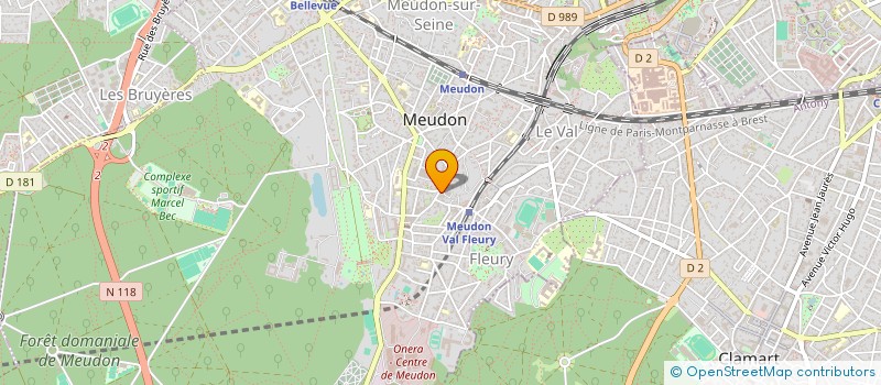 localisation de l'entreprise DECO NEUF à MEUDON