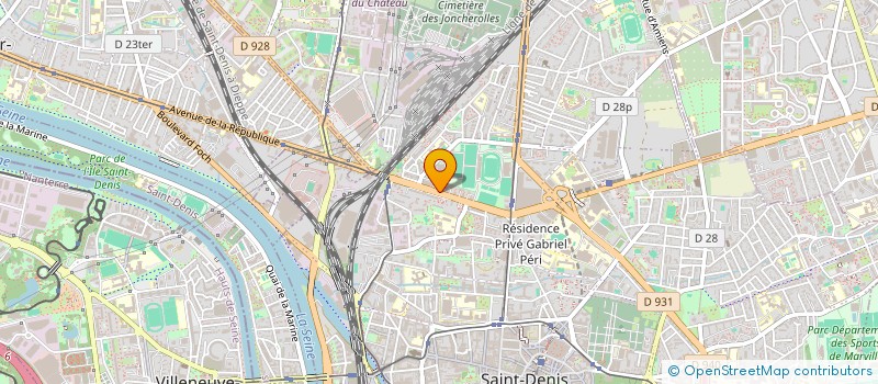 localisation de l'entreprise DECO.P.BAT  SAINT-DENIS