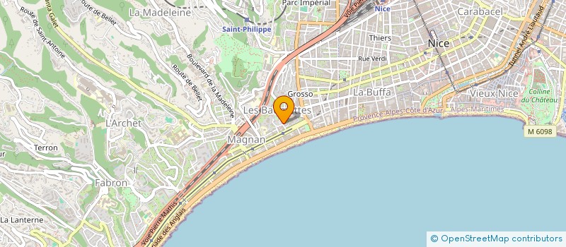 localisation de l'entreprise DECO-PACA  NICE