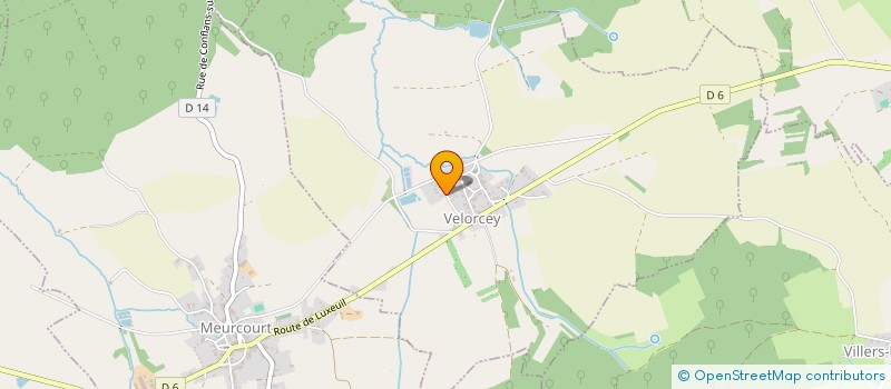 localisation de l'entreprise DECO PASSION SIMON  VELORCEY