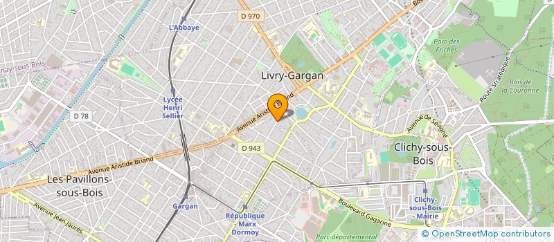 localisation de l'entreprise DECO PEINTURE  LIVRY-GARGAN