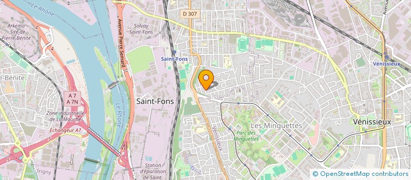 localisation de l'entreprise DECO-PHENIX  ST FONS