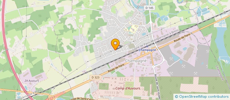 localisation de l'entreprise DECO-PIAT à CHAMPAGNE