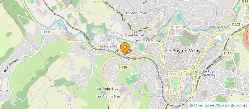 localisation de l'entreprise DECO PIERRE à ESPALY-SAINT-MARCEL