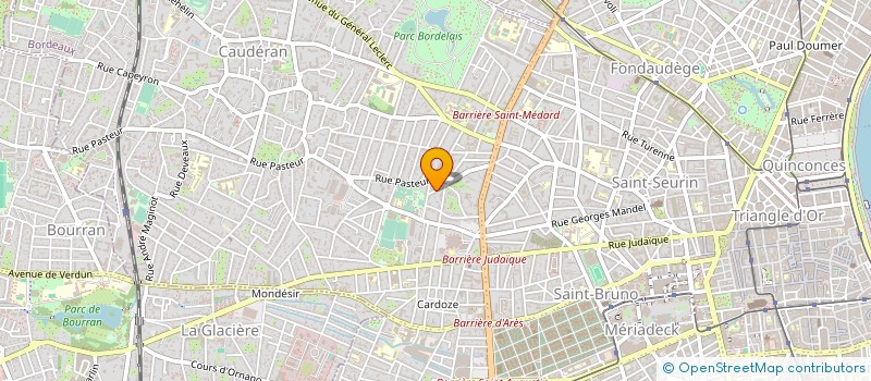 localisation de l'entreprise DECO.PIERRE.QUARTZ à BORDEAUX