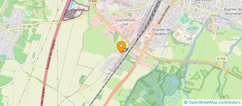 localisation de l'entreprise DECO PLAQUO STAFF  SELESTAT