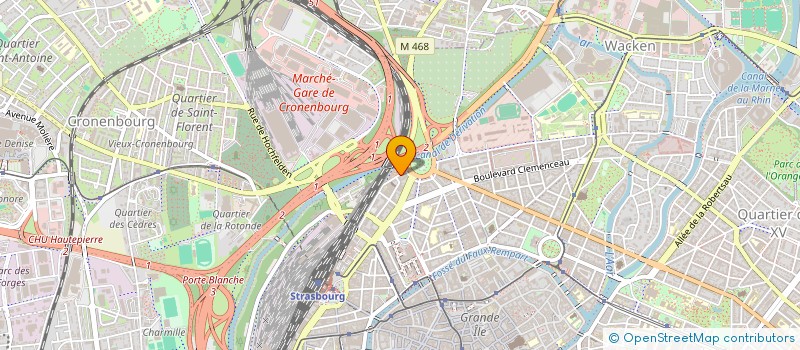 localisation de l'entreprise DECO PLATRE à STRASBOURG