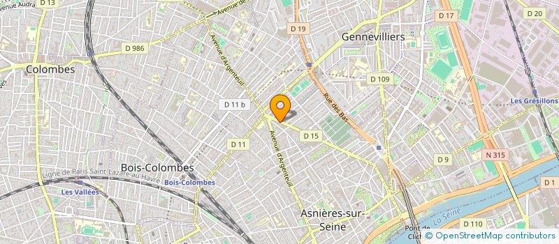 localisation de l'entreprise DECO-PLATRE PARIS à ASNIERES-SUR-SEINE