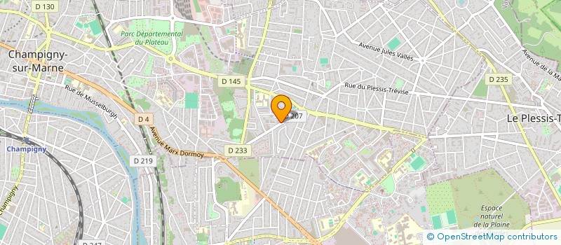 localisation de l'entreprise DECO PLUS à CHAMPIGNY-SUR-MARNE