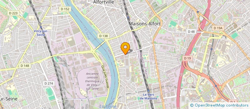 localisation de l'entreprise DECO PLUS  ALFORTVILLE