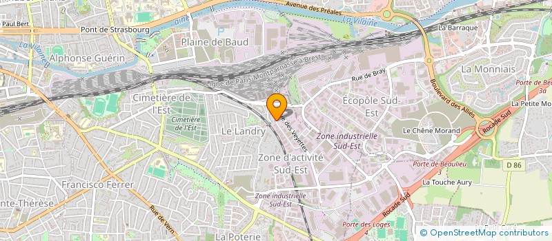 localisation de l'entreprise DECO PLUS - ARMORIC PEINTURE  RENNES