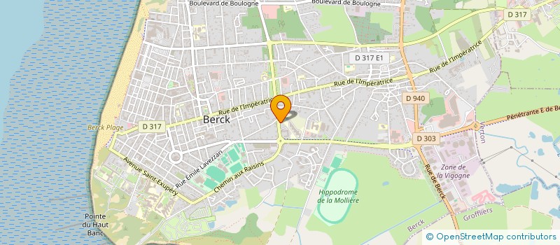 localisation de l'entreprise DECO' PRESSE à BERCK