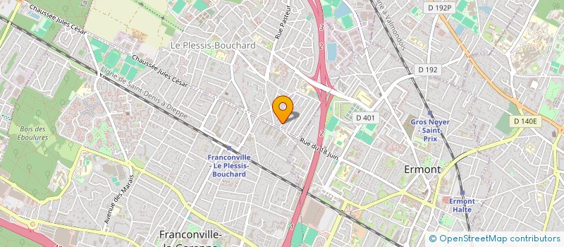 localisation de l'entreprise DECO'PRIM à LE PLESSIS-BOUCHARD