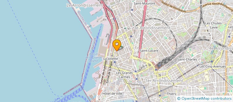 localisation de l'entreprise DECO PRISM à MARSEILLE