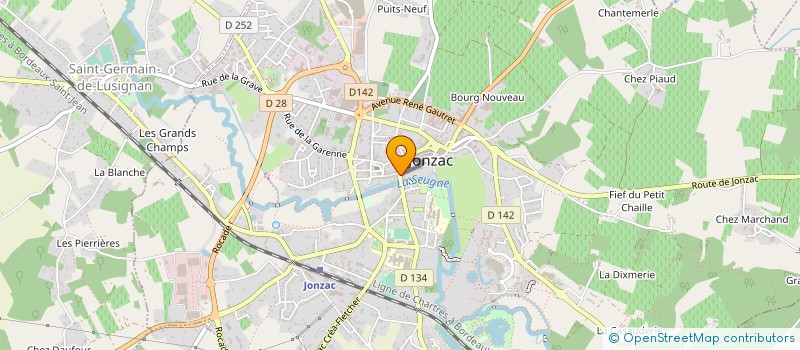 localisation de l'entreprise DECO-PRIX  JONZAC