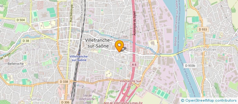 localisation de l'entreprise DECO PRO à VILLEFRANCHE-SUR-SAONE
