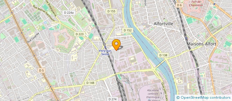 localisation de l'entreprise DECO PRO à VITRY-SUR-SEINE