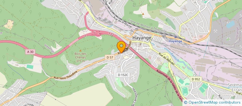 localisation de l'entreprise DECO PROFIL à HAYANGE