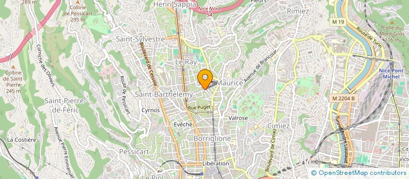 localisation de l'entreprise DECO PROJECT à NICE
