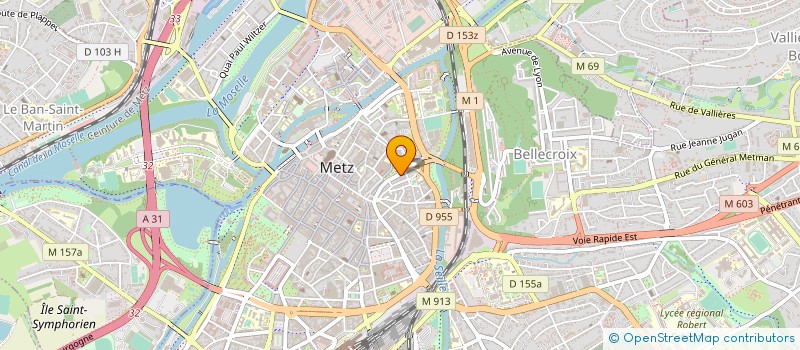 localisation de l'entreprise DECO-PROTEC à METZ