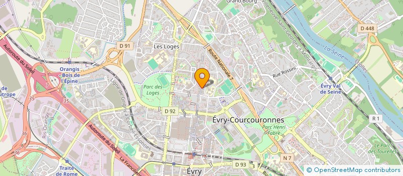 localisation de l'entreprise DECO PT à EVRY-COURCOURONNES