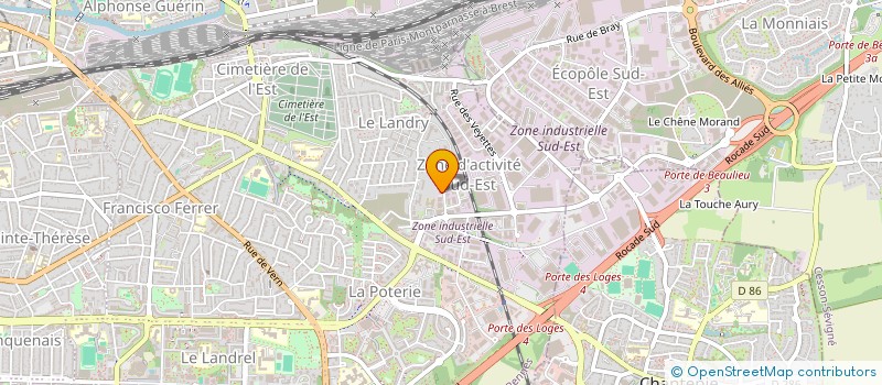 localisation de l'entreprise DECO RAVAL TOUT à RENNES