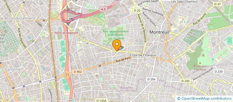 localisation de l'entreprise DECO RAVALEMENT à MONTREUIL