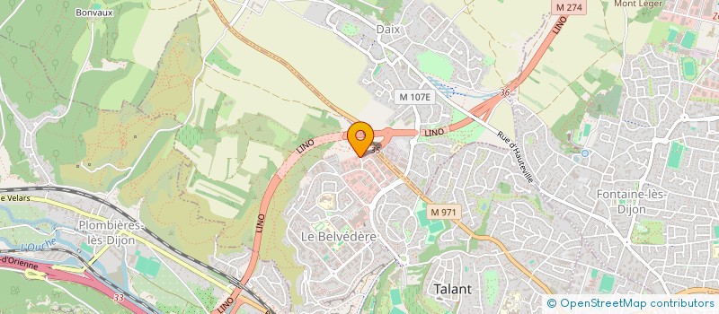 localisation de l'entreprise DECO RELIEF  TALANT