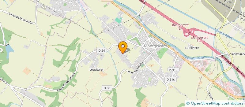 localisation de l'entreprise DECO RENO  MONTGISCARD