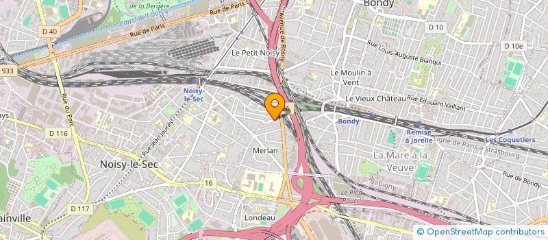 localisation de l'entreprise DECO-RENOV à NOISY-LE-SEC