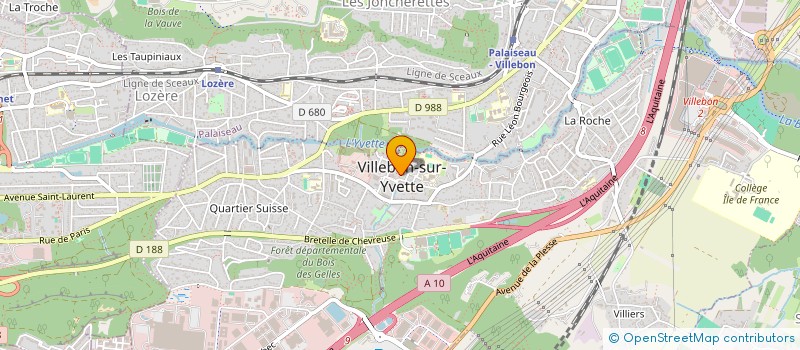 localisation de l'entreprise DECO-RENOV à VILLEBON-SUR-YVETTE