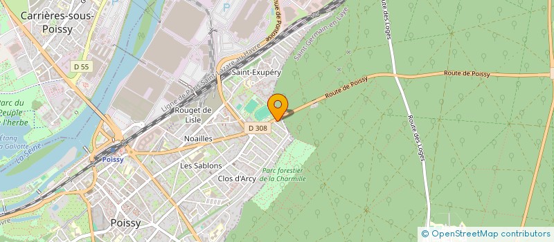 localisation de l'entreprise DECO RENOV SERVICE +  POISSY