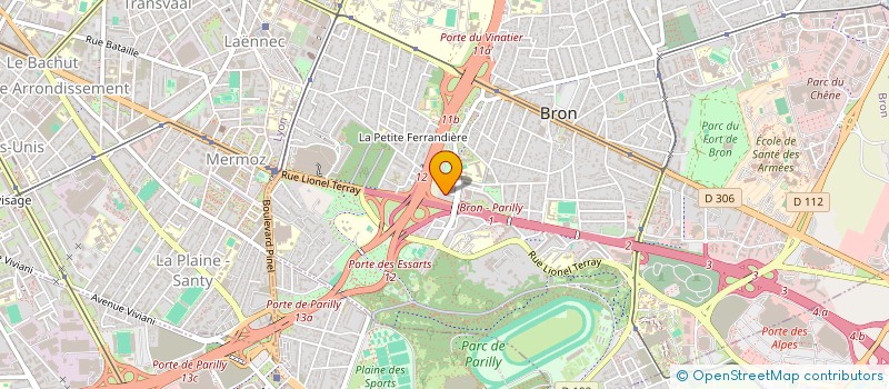localisation de l'entreprise DECO & RESTOR à BRON