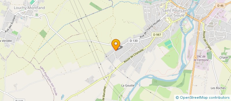 localisation de l'entreprise DECO RETRO  SAINT-POURCAIN-SUR-SIOULE