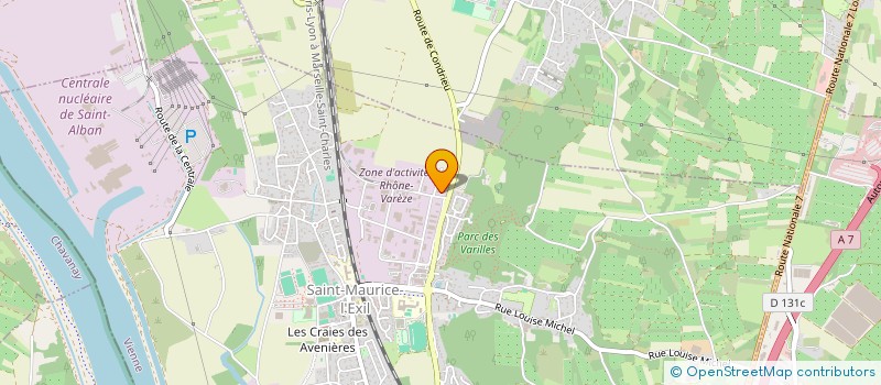 localisation de l'entreprise DECO SAMAURITAIN à SAINT-MAURICE-L'EXIL