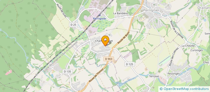 localisation de l'entreprise DECO SELECT  PERRIGNIER