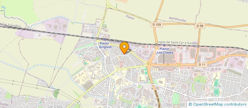 localisation de l'entreprise DECO SERVICE  PLAISIR