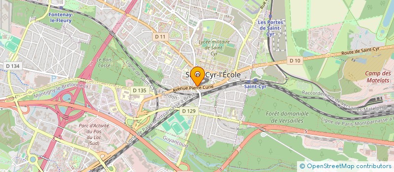 localisation de l'entreprise DECO SERVICE à SAINT-CYR-L'ECOLE