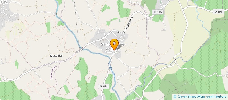 localisation de l'entreprise DECO SERVICES 30 à SAINT-ETIENNE-DE-L'OLM