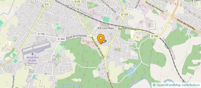 localisation de l'entreprise DECO SERVICES à DAX