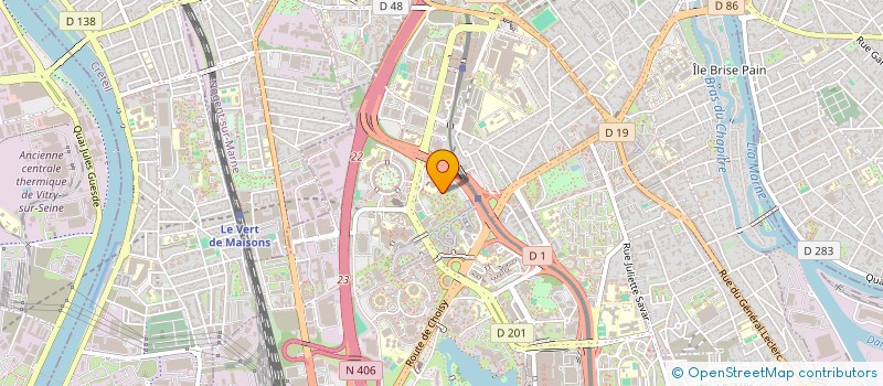 localisation de l'entreprise DECO SERVICES  CRETEIL