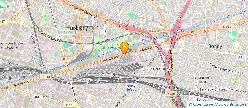 localisation de l'entreprise DECO-SIEGE à BOBIGNY