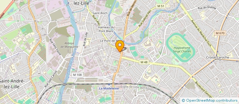 localisation de l'entreprise DECO SOL à MARCQ-EN-BARŒUL