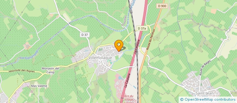 localisation de l'entreprise DECO - SOL  VILLEMOLAQUE