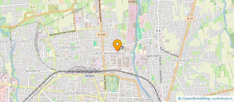 localisation de l'entreprise DECO SOPB  CESTAS