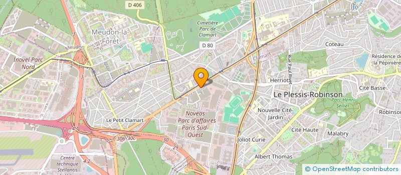 localisation de l'entreprise DECO SPORTS à CLAMART