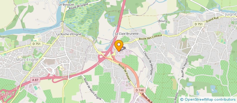 localisation de l'entreprise DECO STORES  SAINT-MELAINE-SUR-AUBANCE